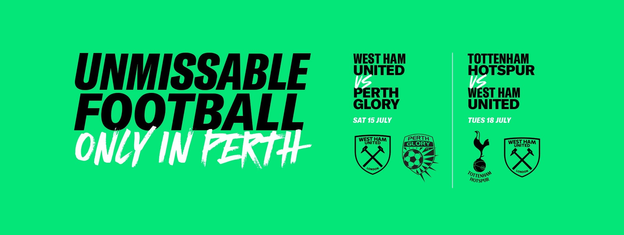 UNMISSABLE FOOTBALL - OPTUS STADIUM